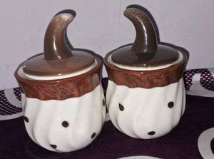 Cute Ceramic Jars Set