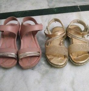 Cute Girls Sandals - Pack of 2 Pairs