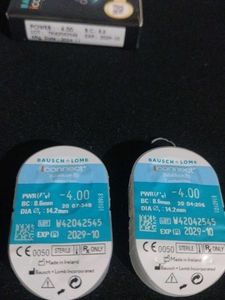 Bausch & Lomb iConnect Contact Lenses -4.00 2 set