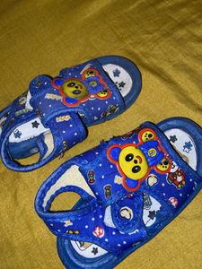Cute Blue Character Sandals