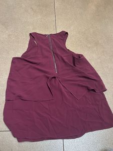 Banana Republic Burgundy Sleeveless Top
