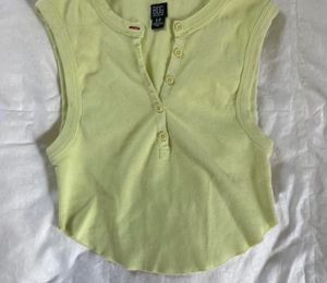 BDG Button-Up Tank Top