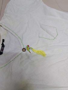 Tie-Dye Kurta with Pockets