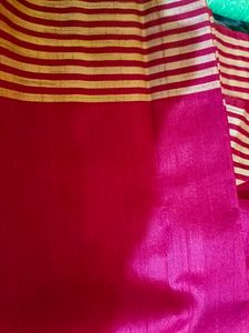 New Majantha Colour Saree With Blouse