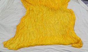Pleated Yellow 💛 Dupatta