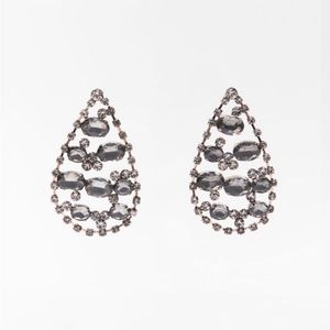 Limited Edition Zara Studded Huge Earrings From NY
