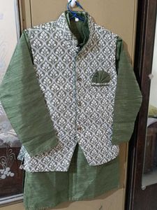 Boys Green Kurta