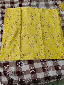 Yellow &amp; White Ethnic Kurta Set