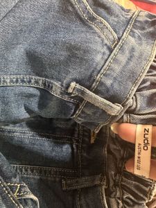 Blue Cargo Jeans