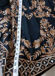 Embroidered Ethnic Kurta Dress black