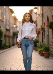 white stylish shirt 💖