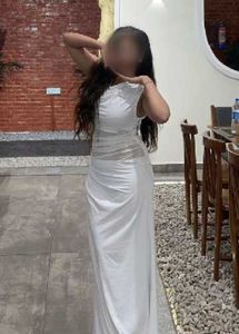 white sheer bodycon dress savana🤍