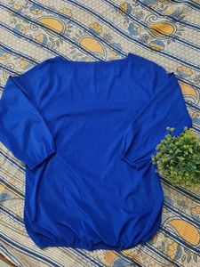 royal blue formal top