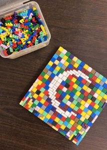 Mini Building Blocks &amp; Canvas board