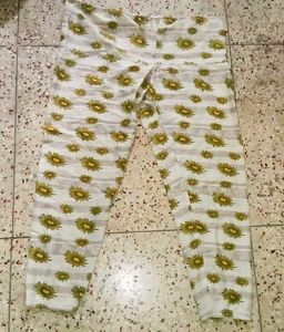 Floral Print Casual Pants
