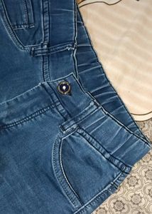 Men's Blue Cargo Jeans