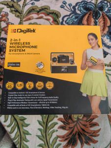 Digitek 2-in-1 Wireless Microphone System