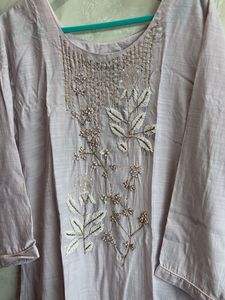 Elegant Embroidered Kurta