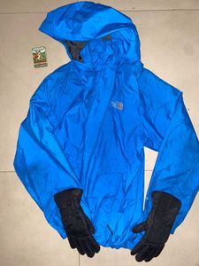 The North Face Blue Windbreaker Jacket