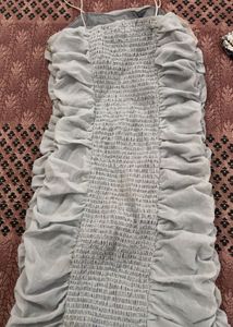 Ruched Strapless Mini Dress