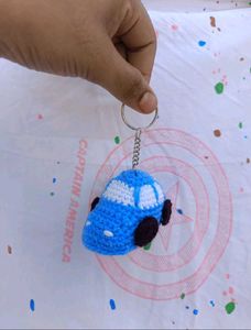 🚗 Handmade Crochet Car Keychain 😍