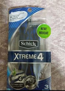 New Seal Pack Schick Brand Set Of Three Razors