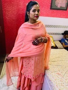 Elegant Pink Kurta Set with Dupatta