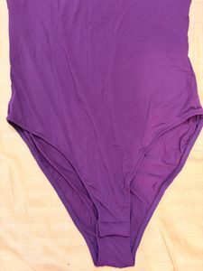 Burgundy Short Sleeve Bodysuit