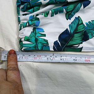 ❤️‍🔥 High-Waisted Tropical Leaf Bikini Bottom