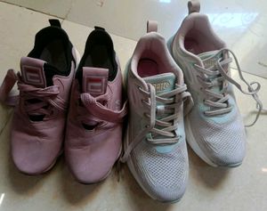 Pink Fila Sneakers