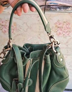 Bean pole Green Handbag &amp; Shoulder Bag