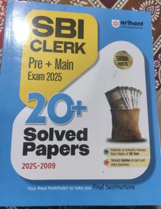 SBI Clerk Pre + Main Exam 2025 Solved Papers