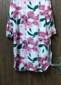 Floral Print V-Neck cord set