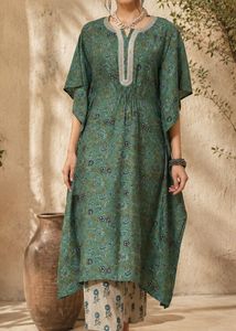 Elegant Floral Kaftan Kurta Set