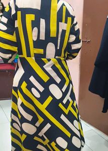 Stylish Abstract Print Kurta