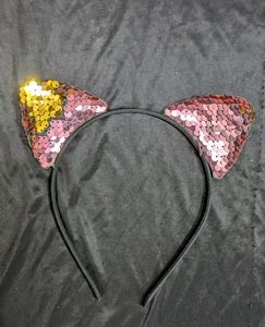 Sparkly Cat Ear Headband