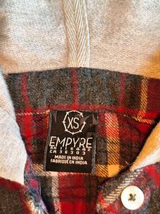 Hooded Flannel Shirt