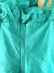 Stunning Teal Ruffle Dress