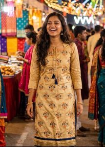 Elegant Embroidered Kurta