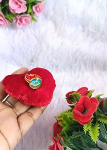 Resin Ocean Scene Ring