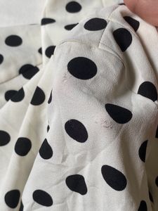 Cream Polka Dot Tunic