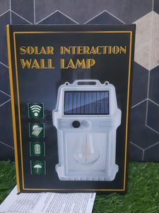 💥solar Interaction Wall Lamp Brand New Full Work