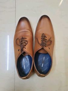Stylish Brown Perforated Oxford Shoes