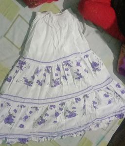 New Full Skirts Of Levendar Colour
