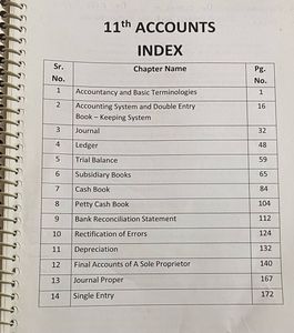Bookkeeping &amp; Accountancy 11th Std