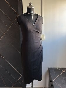 Striped Wrap Dress