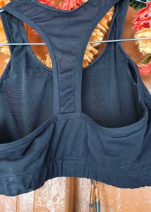 Women's Black Sports Bra
