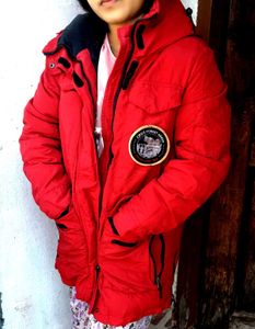 Red Winter Jacket for both men and women