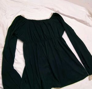 Black Lace Trim top