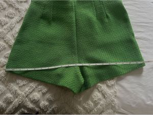 NWT ZARA Green Textured Shorts